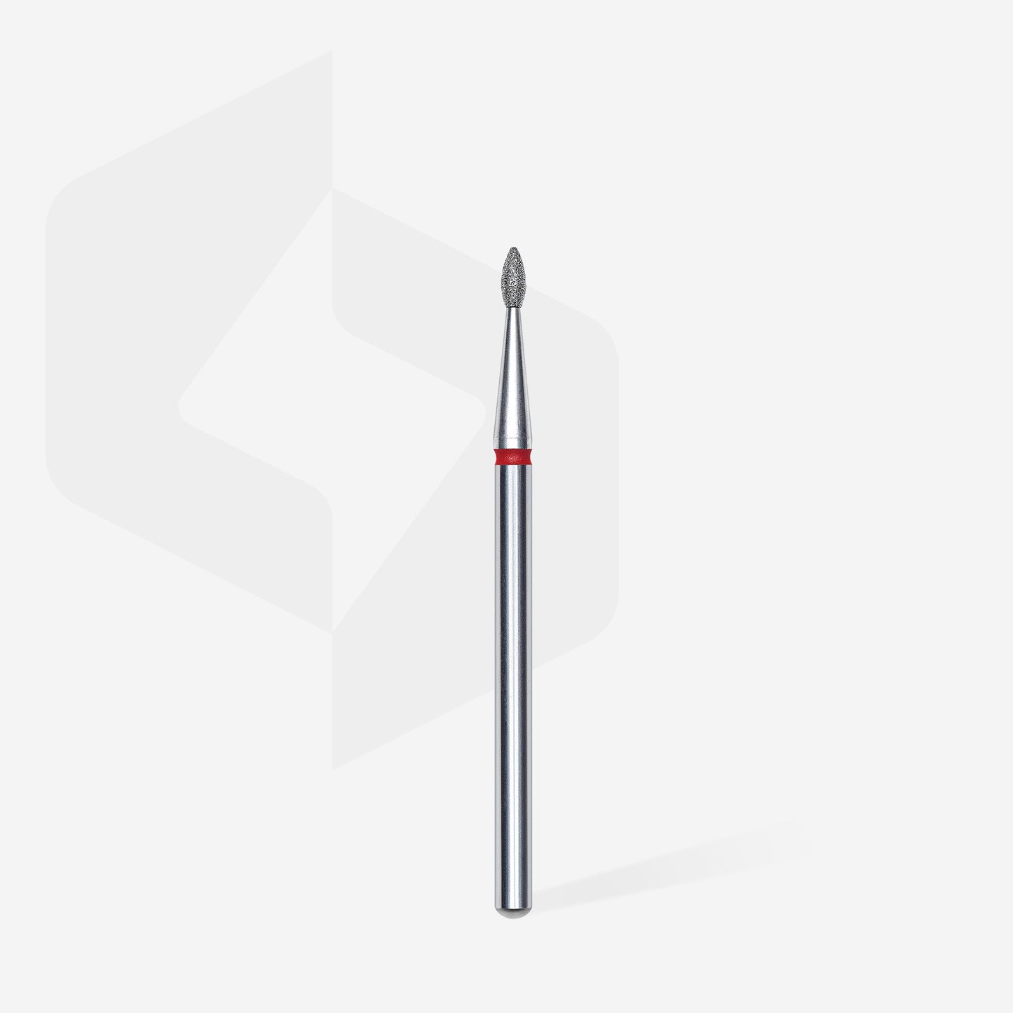 Diamond nail drill bit drop red head EXPERT diameter 1,6 mm / working part 4 mm